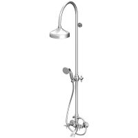 Душевая система Gattoni TRD Хром арт-TR508/18C0 — фото 1, Душевые стойки