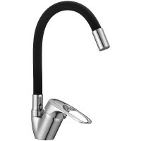 Смеситель для кухни D-Lin Хром Черный арт-D150628-1C — фото 1, Смесители для кухни