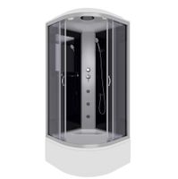 Душевая кабина Niagara Classic NG-2507-14G (80х80х215) высокий поддон(40см),стекло тонированное,4 ме арт-25071434G — фото 1, Душевые кабины