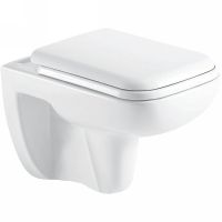 Унитаз Azario Pavia подвесной Белый с сиденьем Микролифт арт-AZ-2005 — фото 1, Подвесные унитазы