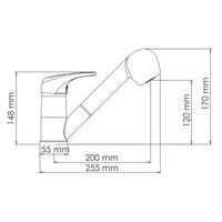 Oder Смеситель для кухни с выдвижной лейкой арт-6365 — фото 11, Смесители для кухни