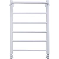 Водяной полотенцесушитель Comfysan Capri W-6 60x40 с полкой Белый матовый арт-012717 — фото 4, Водяные полотенцесушители