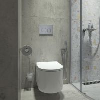 Товар: Клавиша смыва Iddis Unifix Хром матовый арт-UNI04CHi77 - фото 3 Клавиша смыва Iddis Unifix Хром матовый арт-UNI04CHi77 — фото 3, Кнопки смыва