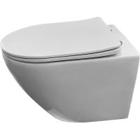 Унитаз биде Laguraty подвесной с сиденьем Микролифт арт-038BW — фото 1, Подвесные унитазы