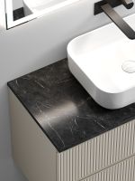 Столешница для ванной комнаты SANCOS 1000х460 , арт. арт-TT100A1 — фото 9, Столешницы под раковину