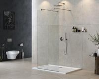 Душевая перегородка CEZARES арт-LIBERTA-L-2-80-C-Cr — фото 1, Душевые перегородки