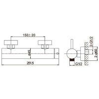 Смеситель для душа Caprigo Don Хром арт-53-016-CRM — фото 2, Смеситель для душа