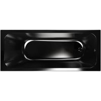 Акриловая ванна Melodia della vita Blues 160х70 Черная без гидромассажа арт-MBHR01216070bk — фото 1, Акриловые ванны