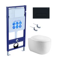 Комплект AQUATEK АЛЬТАИР-015 4в1 (рама AQUATEK Standard INS-0000012+крепеж KKI-0000002+клавиша KDI-0 арт-SET AQUATEK АЛЬТАИР cm-015 4в1 — фото 1, Комплекты унитаз + инсталляция