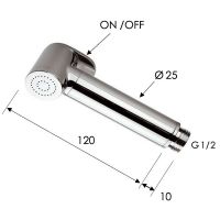 Гигиенический душ Remer Хром арт-332OWx — фото 2, Гигиенические души