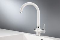 Granula- (БЕЛЫЙ), СМЕСИТЕЛЬ КУХОННЫЙ арт-2168, АРКТИК — фото 1, Смесители для кухни