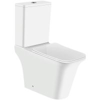 Унитаз компакт Azario Avero с бачком и сиденьем Микролифт арт-AZ-1213A-G — фото 1, Напольные унитазы