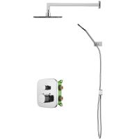 Душевая система Swedbe Platta с термостатом Хром арт-5559 — фото 3, Встраиваемые душевые комплекты