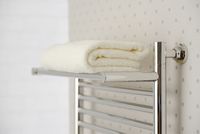 Водяной полотенцесушитель Сунержа Богема+ 1000х500 с полкой Хром арт-00-0223-1050 — фото 9, Водяные полотенцесушители