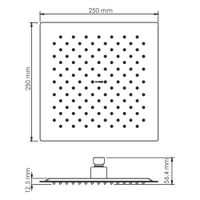 Верхняя душевая насадка арт-A198 — фото 2, Верхние души