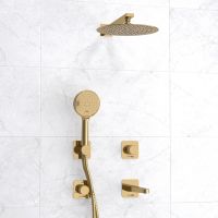 Встраиваемый комплект для ванны с верхней душевой насадкой, лейкой арт-A7651.304.305.183.208.280.197.207 — фото 3, Встраиваемые душевые комплекты