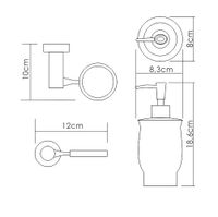 Товар: K- Дозатор для жидкого мыла арт-24299 - фото 3 K- Дозатор для жидкого мыла арт-24299 — фото 3, Дозаторы