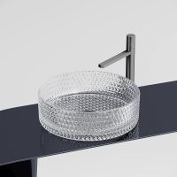 Раковина-чаша Ceramicanova Cristal 36 Прозрачная арт-CN6062 — фото 2, Раковины накладные