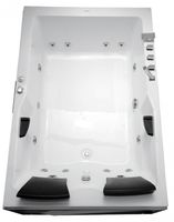 Акриловая ванна Gemy 182х122 с гидромассажем арт-G9061BL — фото 3, Акриловые ванны