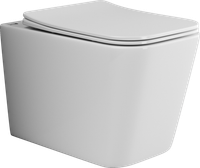 Унитаз Ceramicanova Cubic подвесной с сиденьем Микролифт арт-CN1806 — фото 5, Подвесные унитазы