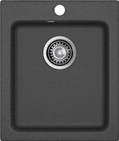 GRANFEST Мойка PRACTIK 505 1-чаша 505*427мм графит арт.GF- арт-P-505 графит — фото 2, Кухонные мойки