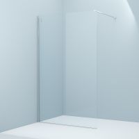 Душевая перегородка Iddis Slide 120 профиль Хром стекло прозрачное арт-SLI8CS2i23 — фото 1, Душевые перегородки