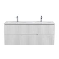 База под раковину подвесная CEZARES арт-DUET-N-1200-2C-SO-2-BL — фото 1, Тумбы под раковину