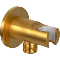 Шланговое подключение Remer Золото брашированное арт-337MBG — фото 1, Шланговые подключения