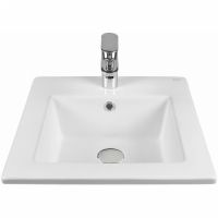 Раковина Bond 41 Белая глянцевая арт-S06-410 — фото 5, Раковины встраиваемые сверху