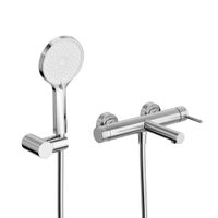 Смеситель для ванны и душа в комплекте с ручным душем, шлангом и держателем CEZARES арт-RELAX-VD-01 — фото 2, Смеситель для ванны