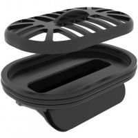 Душевой лоток Bettoserb Net Line 850 с решеткой Хром матовый с перфорацией / полая под плит арт-13702519 — фото 2, Душевые лотки