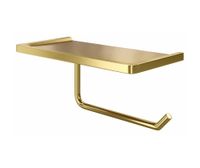 K- Держатель туалетной бумаги с полочкой для телефона арт-1625 — фото 1, Держатели туалетной бумаги