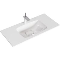 Раковина Aqwella 5 Stars Malaga 100 Белая арт-Mal.10.04.D — фото 1, Раковины встраиваемые сверху