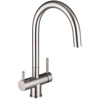 Смеситель для кухни Swedbe Selene Plus Нержавеющая сталь арт-8042 — фото 6, Смесители для кухни