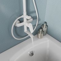 Душевая система Milardo Rora Белая матовая арт-RORWT4FM06 — фото 2, Душевые стойки