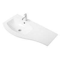 Раковина из искусственного мрамора CEZARES Bianco арт-50153 — фото 1, Раковины встраиваемые сверху