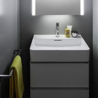 Раковина Laufen Val 75 8.1028.5 Белая арт-8.1028.5.000.104.1 — фото 3, Раковины подвесные