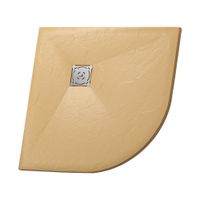 Душевой поддон  90*90*2,5 RGW ST/R-0099De Пустыня/Полукруг Ø 90 мм Каменный арт-16153099-13 — фото 1, Душевые поддоны из искусственного камня