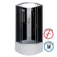 Товар: Душевая кабина Niagara Classic NG-2507-14BK (80х80х200) высокий поддон(40см),стекло тонированное,4 м арт-25071434BK - фото 2 Душевая кабина Niagara Classic NG-2507-14BK (80х80х200) высокий поддон(40см),стекло тонированное,4 м арт-25071434BK — фото 2, Душевые кабины