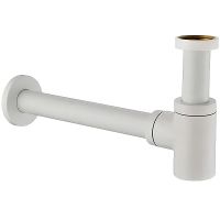 Сифон для раковины Remer Белый матовый арт-958BBO — фото 1, Сифоны для раковины