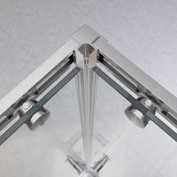 Душевой уголок CEZARES арт-RELAX-304-A-2-100-C-CR — фото 2, Квадратные душевые уголки