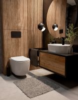 Унитаз AQUAme подвесной Белый глянец с сиденьем Микролифт арт-AQM2012 — фото 6, Подвесные унитазы