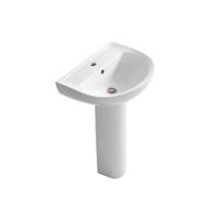 Раковина подвесная 550*440, белая арт-AQ5420-00 — фото 5, Раковины подвесные