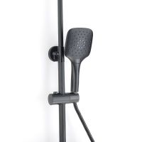 Душевая система D-Lin Черная матовая арт-D10A06 — фото 3, Душевые стойки