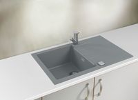 Товар: Мойка для кухни ALVEUS GRANITAL CADIT 20 CONCRETE - G81 790 X 500 1X в комплекте с сифоном 1132823, арт-1132025.0 - фото 2 Мойка для кухни ALVEUS GRANITAL CADIT 20 CONCRETE - G81 790 X 500 1X в комплекте с сифоном 1132823, арт-1132025.0 — фото 2, Кухонные мойки