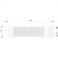 Гофрированная труба Bettoserb для унитаза Белая арт-140501 — фото 2, Гофры и отводы