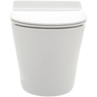 Унитаз AQUAme подвесной Белый глянец с сиденьем Микролифт арт-AQM2001 — фото 7, Подвесные унитазы