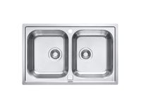 Мойка для кухни LINE MAXIM 70 SAT 90 795X505 в компл. с сифоном 1127257 арт-1085948.0 — фото 1, Кухонные мойки