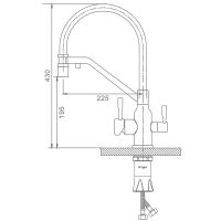 Товар: Смеситель для кухни Raglo Сатин Черный арт-R81.62.05 - фото 12 Смеситель для кухни Raglo Сатин Черный арт-R81.62.05 — фото 12, Смесители для кухни