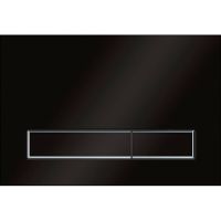 Клавиша смыва KK POL M08 V1 Черная матовая Хром арт-SPP/091/0.1/K — фото 1, Кнопки смыва